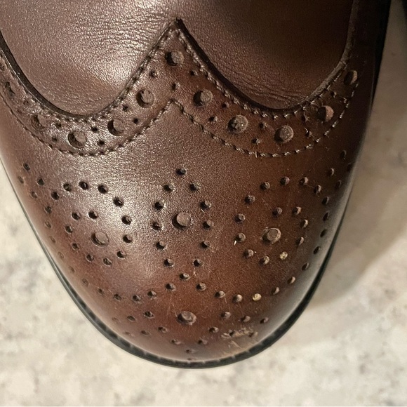 $795 Tod’s Brogues in med brown, size 11 all calf leather will age beautifully! - Picture 12 of 15